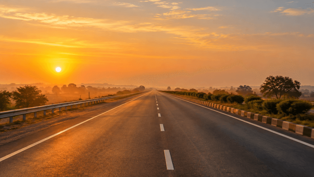 long Indian road trip